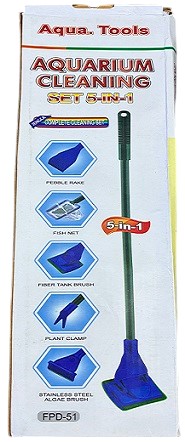 Aqua Tools 5 in 1 Aquarium Cleaning Accessories