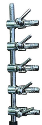 Expandable Stainless Steel Five Way Air Controller