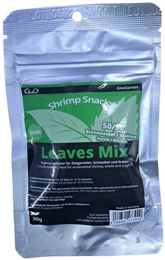 Glasgarten Shrimp Snacks Leaves Mix
