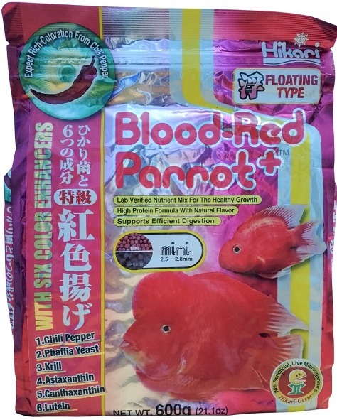 Hikari Blood Red Parrot Fish Food 