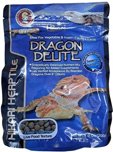 Hikari Dragon Delite Lizards Instant Gel Food