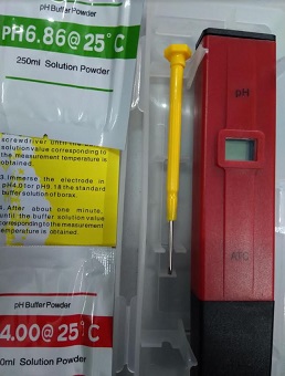 Pocket Sized Ph Meter With Atc