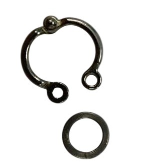 Large Sized Macaw Cockatoo Bird Steel Ring Set