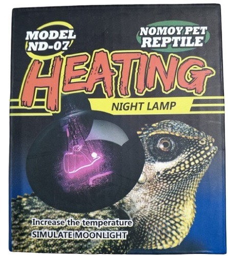 Nomoy Pet Reptiles Heating 100W Night Lamp