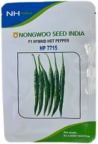 Nongwoo Seed HP 7715 F1 Hybrid Hot Pepper Seeds