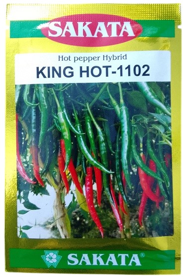 Sakata King Hot 1102 Hybrid Hot Pepper Seeds