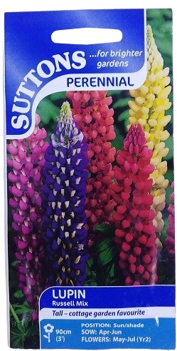 Suttons Lupin Russell Mix Seeds 