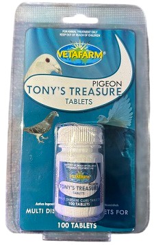 Vetafarm Pigeon Tonys Treasure Tablets