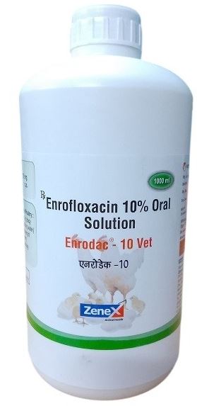 Zenex Animal Health Enrodac 10 Vet