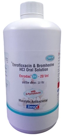 Zenex Animal Health Enrodac BH 20 Vet