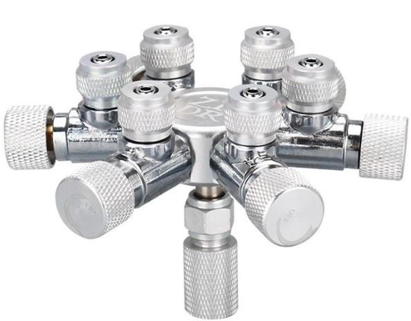 Zrdr Wyin Aquarium Co2 6 Way Splitter